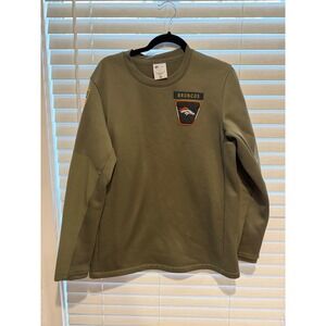 Nike Denver Broncos Salute‎ to Service Therma-FIT Sweatshirt Mens Medium Olive